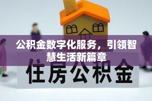 墨玉公积金数字化服务，引领智慧生活新篇章