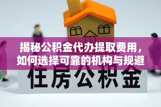 墨玉揭秘公积金代办提取费用，如何选择可靠的机构与规避潜在风险