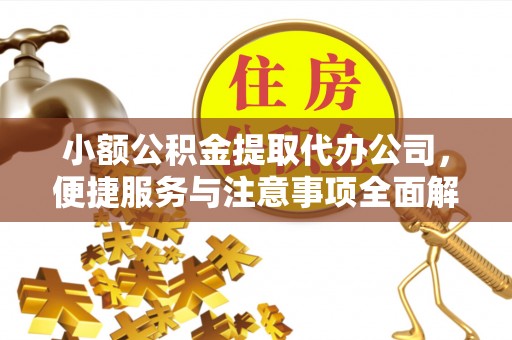 墨玉小额公积金提取代办公司，便捷服务与注意事项全面解析