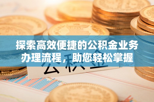 墨玉探索高效便捷的公积金业务办理流程，助您轻松掌握