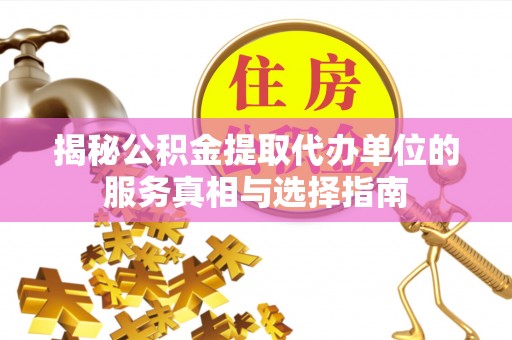 墨玉揭秘公积金提取代办单位的服务真相与选择指南