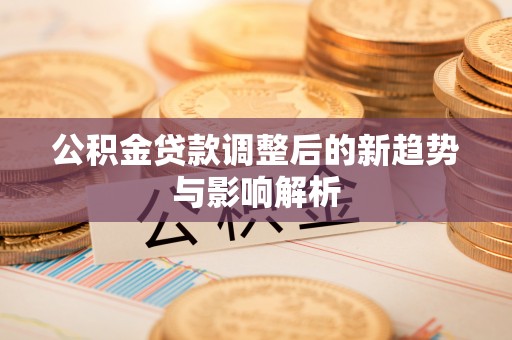 墨玉公积金贷款调整后的新趋势与影响解析