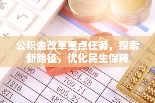 墨玉公积金改革重点任务，探索新路径，优化民生保障