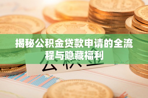 墨玉揭秘公积金贷款申请的全流程与隐藏福利