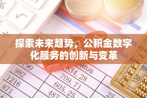 墨玉探索未来趋势，公积金数字化服务的创新与变革