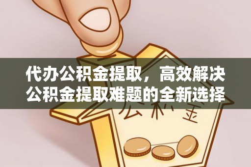 墨玉代办公积金提取，高效解决公积金提取难题的全新选择