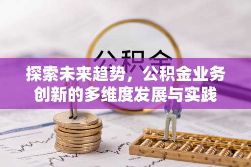 墨玉探索未来趋势，公积金业务创新的多维度发展与实践