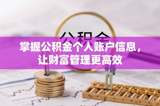 墨玉掌握公积金个人账户信息，让财富管理更高效