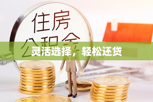 墨玉灵活选择，轻松还贷