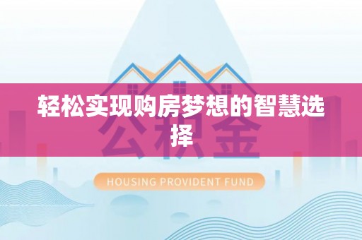墨玉轻松实现购房梦想的智慧选择