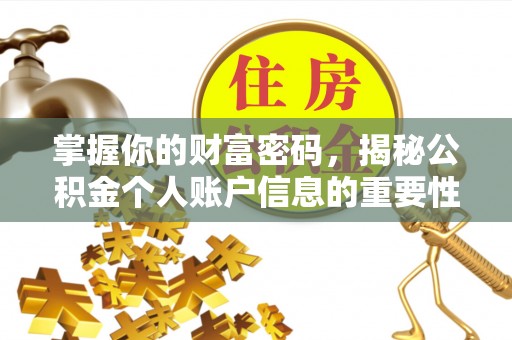墨玉掌握你的财富密码，揭秘公积金个人账户信息的重要性