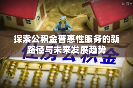 墨玉探索公积金普惠性服务的新路径与未来发展趋势