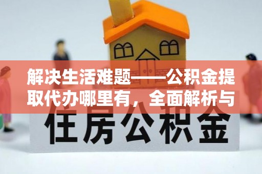 墨玉解决生活难题——公积金提取代办哪里有，全面解析与服务推荐