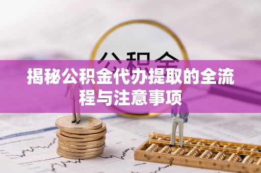 墨玉揭秘公积金代办提取的全流程与注意事项