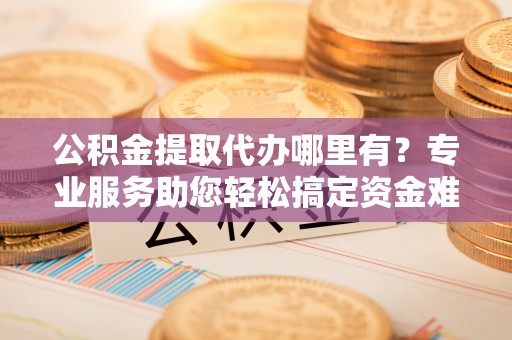 墨玉公积金提取代办哪里有？专业服务助您轻松搞定资金难题
